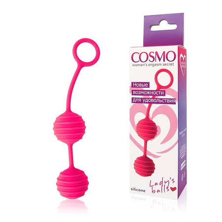 Vaginalne kuglice d 31 mm, Težina 55 g, boja roze Neon art. CSM-23033-25